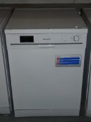 Sharp QW-F471W AA Rated Freestanding Under Counter Dishwasher in White