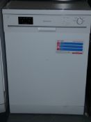 Sharp QW-F471W AA Rated Digital Display Under Counter Dishwasher in White