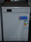 Sharp QW-F471W AA Rated Freestanding Under Counter Dishwasher in White