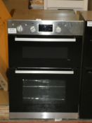 Indesit IDD6340IX Fully Integrated Double Electric Oven with Fan Assisted Bottom Oven
