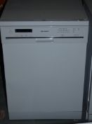 Sharp QW-G472W AA Rated Digital Display Dishwasher in White