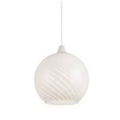 Boxed 19cm Glass Sphere Pendant Shade Ceiling Light Fitting (DUSK2630)(10128)