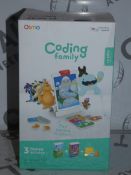 Lot to Contain 2 Boxed Osmo Coding Family Ages 5 - 12 Interactive Gaming Sets Combined RRP £200