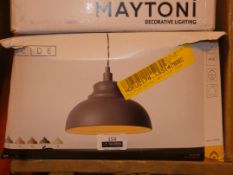 Lot to Contain 2 Assorted Lighting Items to Include a Maytoni Loft 1 Light Wall Light and a Flush