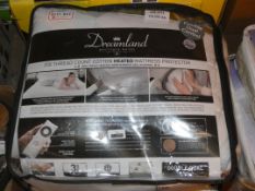 Lot to Contain 2 Dreamland Boutique Hotel Dual Control Heated Mattress Protectors and Single
