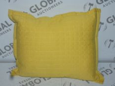Lot to Contain 4 Assorted Belledorm Yellow and Red Square and Rectangular Scatter Cushions (11008)