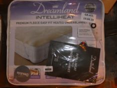 Lot to Contain 4 Assorted Dreamland Intelliheat Easy Fitted Under Blankets