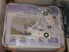 Lot to Contain 2 Assorted Dreamland Premium Fleece Easy Fit Under Blankets and Heated Mattress
