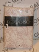 Boxed Descanso Selma Old Pink Bedding Set RRP £105 (149226028)(11008)