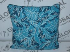 Lot to Contain 5 Teal Blue Helena Springfield 40 x 40cm Scatter Cushions Combined RRP £75 (11238)