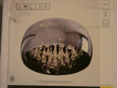 Boxed Lucide Pearl Designer Ceiling Light Pendant Light RRP £405 (DE1325)(9993)