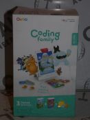 Lot to Contain 2 Boxed Osmo Coding Family Ages 5 - 12 Interactive Gaming Sets Combined RRP £200