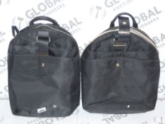 Lot to Contain 2 Wenger Ladies Backpack Style Laptop Cases