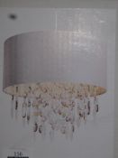 Lot to Contain 2 Assorted Home Collection Athena Easy Fit Ceiling Lights Combined RRP £120