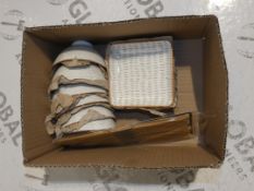 Boxed 12 Piece Domestic By Maser 6 Person Porcelain Dinner Service (DMBM1147)(8184)