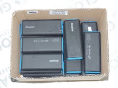 Unboxed Energiser Portable Smart Phone and Tablet Chargers