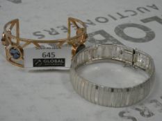 Assorted Costume Jewellery Ladies Silver and Gold Bracelets