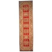 Caracella Fine Hand Woven Brown and Orange Area Rug (CACA4280) RRP £300 (11500)
