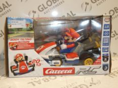 Boxed Mario Kart Racing Remote Control Car RRP £60 (892065)
