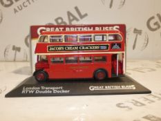 Boxed Great British Buses London Transport Double Decker Diecast Figurine