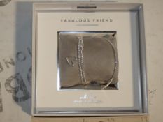 Boxed Fabulous Friend By Joma Jewellery Ladies Sterling Silver Bracelet RRP £35 (485008)