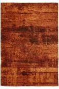 180 x 270cm Boho Sienna Orange Designer Floor Rug RRP £160 (153452225RA)