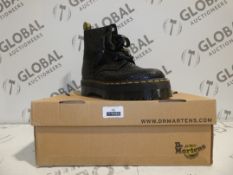 Boxed Pair of Size UK7 Doc Martin Molly Glitter Womens Boots