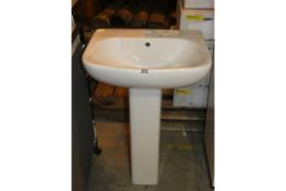 Ceramic Sink Unit with Pedestal