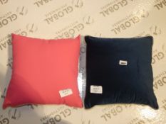 Assorted Pink and Blue Designer 45 x 45cm Scatter Cushions (HEMA6061)(8527) RRP £20 Each