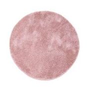Obsession My Carnival Hand Made Pink Circle Rug 80Inch Diameter RRP £30 (11500)(PBPV1495)