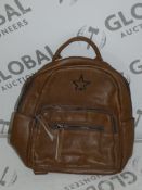 Brand New Womens Coolives Brown Star Leather Bag RRP £50