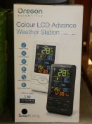 Lot to Contain 3 Boxed and Unboxed Items to Include an Oregon Colour LCD Advanced Weather Stations