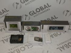 Lot to Contain 6 Assorted Boxed and Unboxed Acctim Apex Alarm Clocks, Acctim Royalto Alarm Clocks,