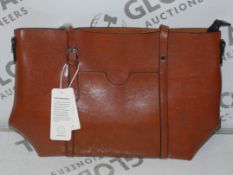 Brand New Womens Coolives Tan Leather Shoulder Tote Bag RRP £50