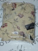 Pair of 46 x 72Inch Cathaway Collection by Emma Barclay Elegant Floral Living Well Woven Curtains