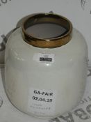 55 South Stella Metallic Vase RRP £50 (11569)(CCOO3850)