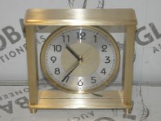 Boxed London Glass Mantle Clock RRP £95 (73433004)