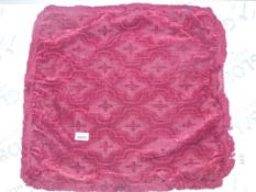 Lot to Contain 6 Paoletti Westminister 55 x 55cm Raspberry Scatter Cushion Cases