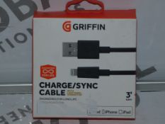 Lot to Contain 10 Boxed Assorted Items by Griffin Charge and Sync Cables