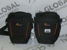 Lot to Contain 2 Assorted Lowepro Protective Case Bags