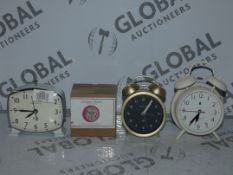 Lot to Contain 4 Boxed and Unboxed Clocks to Include a London Clock, Newgate Brass Clock, Newgate