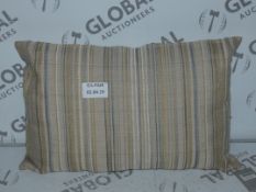 Lot to Contain 2 Home Design Studio Tenby Stripe Designer Cushions Combined RRP £80