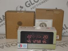 Lot to Contain 3 Boxed Assorted Clocks to Include a Acctim Andrea Weather Station, Thomas Kent