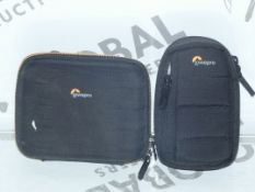 Lot to Contain 12 Assorted Lowepro Protective Original Pouch Bags