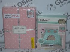 Lot to Contain 2 Assorted Bedding Items to Include a Belledorm Ann Marie Cover Set and a Double