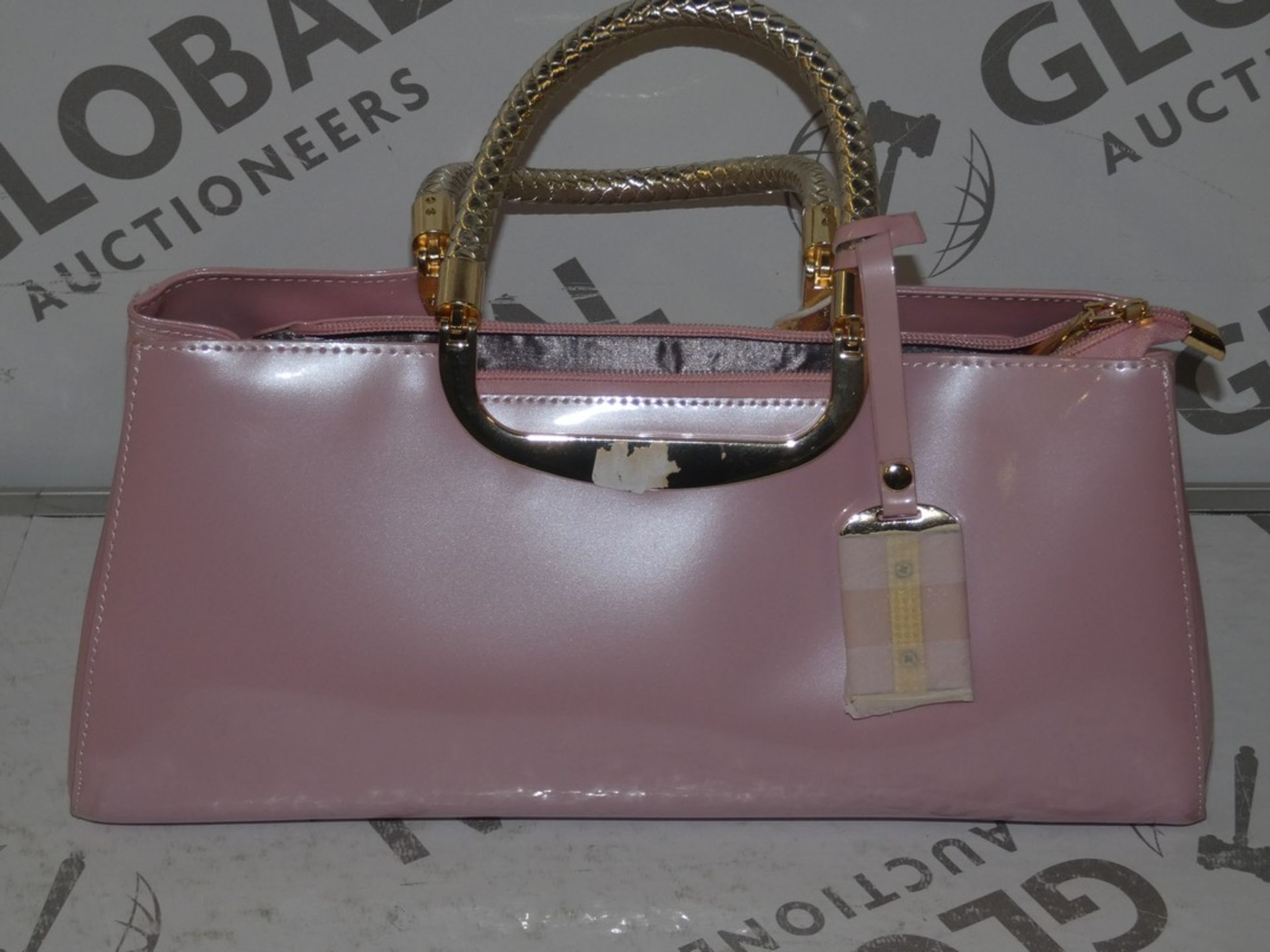 Brand New Womens Coolives Baby Pink Shoulder Bag with Gold Detail RRP £50
