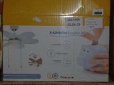 Boxed Sulio Rainbow Ceiling Fan With Light RRP £135 (SULI1114)(10727)