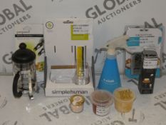 Lot to Contain 7 Assorted Items to Include Garlic Choppers, Eco Spray Bottles, Prepara Deluxe