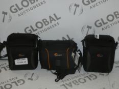 Lot to Contain 3 Assorted Lowepro Case Protective Bags