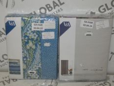 Lot to Contain 2 Assorted Items to Include a V&A Assylum Super Kingsize Duvet Cover Set and a